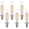 Luxrite T6/T6.5 LED Bulbs 5W (60W Equivalent) 500LM 2700K Warm White Dimmable E12 Candelabra Base 6-Pack LR21622-6PK - alternate 1